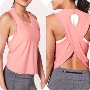 Fast as light LuLu Lemon tank.